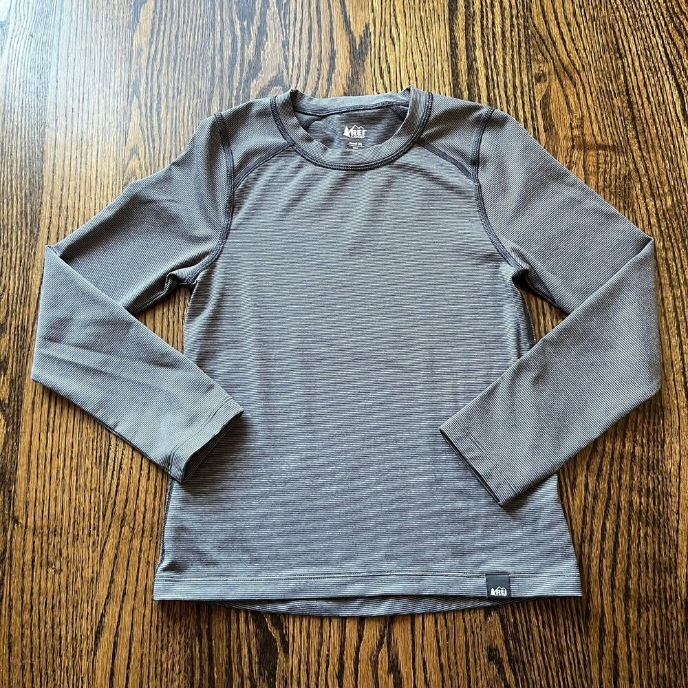 REI Midweight Base Layer Crew Top - Kids' (Small 8Y)